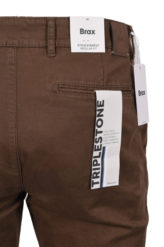Brax Everest Cotton Chino Brown