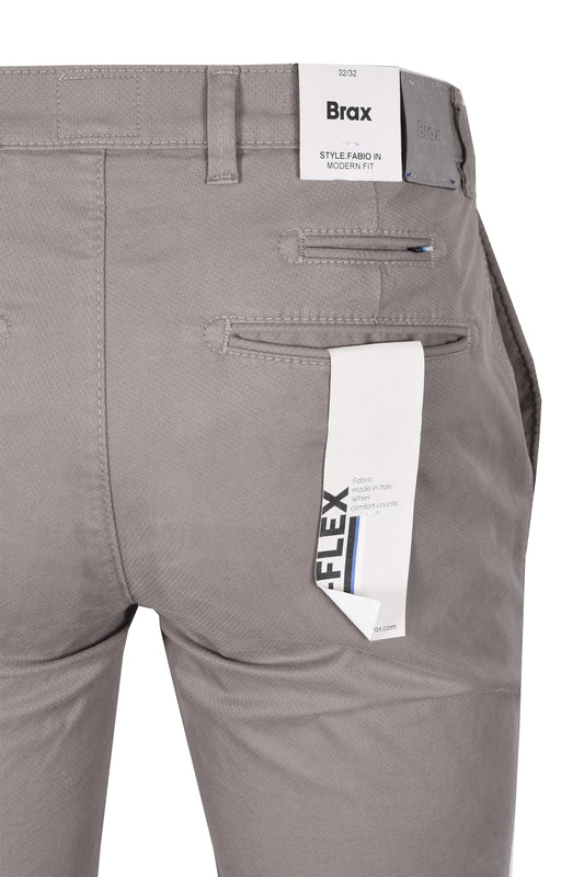 Brax Fabio Cotton Trouser Mushroom