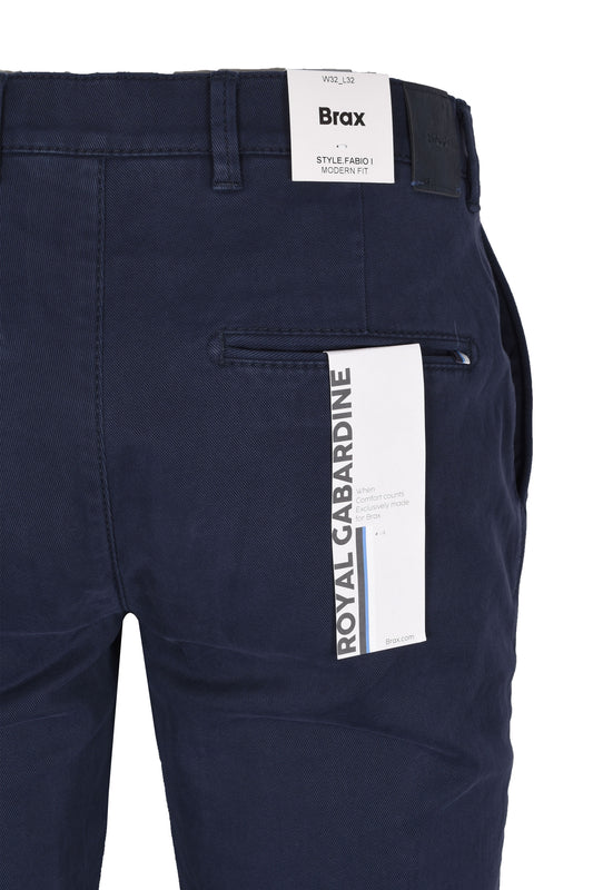Brax Fabio Cotton Trouser Navy