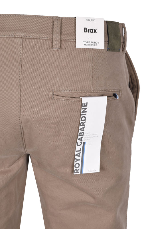 Brax Fabio Cotton Trouser Stone