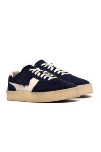 CLARKS ORIGINALS TOR 80 TRAINER NAVY COMBINATION Clarks Originals