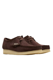 CLARKS ORIGINALS WALLABEE SHOE DARK BROWN SUEDE Clarks Originals