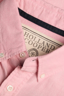 HOLLAND COOPER CLASSIC OXFORD SHIRT SOFT PINK Holland Cooper