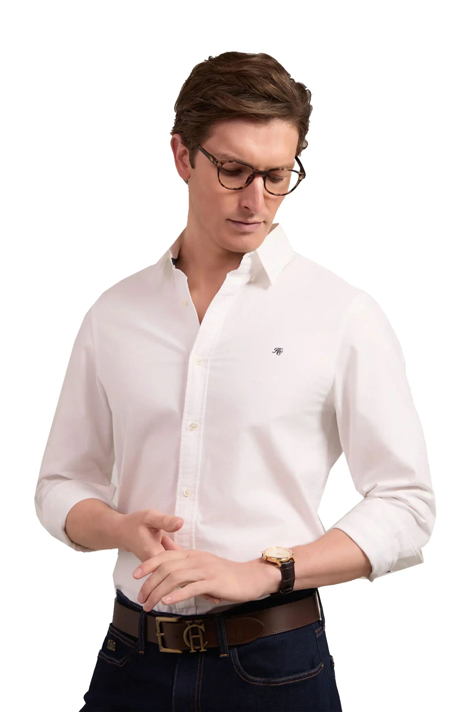 HOLLAND COOPER CLASSIC OXFORD SHIRT WHITE Holland Cooper