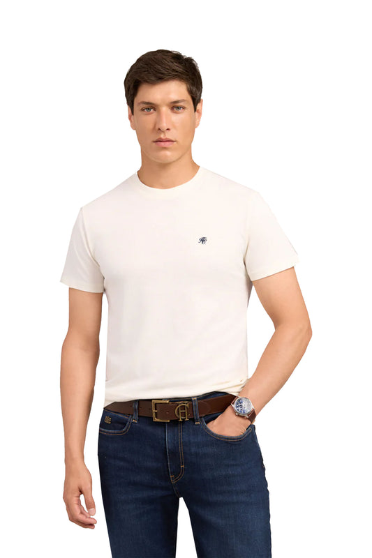 HOLLAND COOPER CREW NECK T-SHIRT WHITE