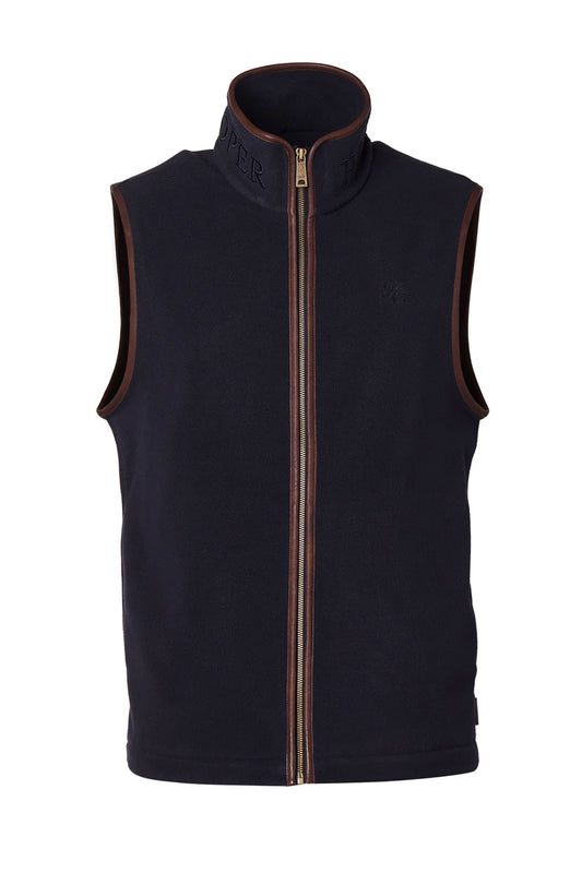 HOLLAND COOPER COUNTRY FLEECE GILET INK NAVY
