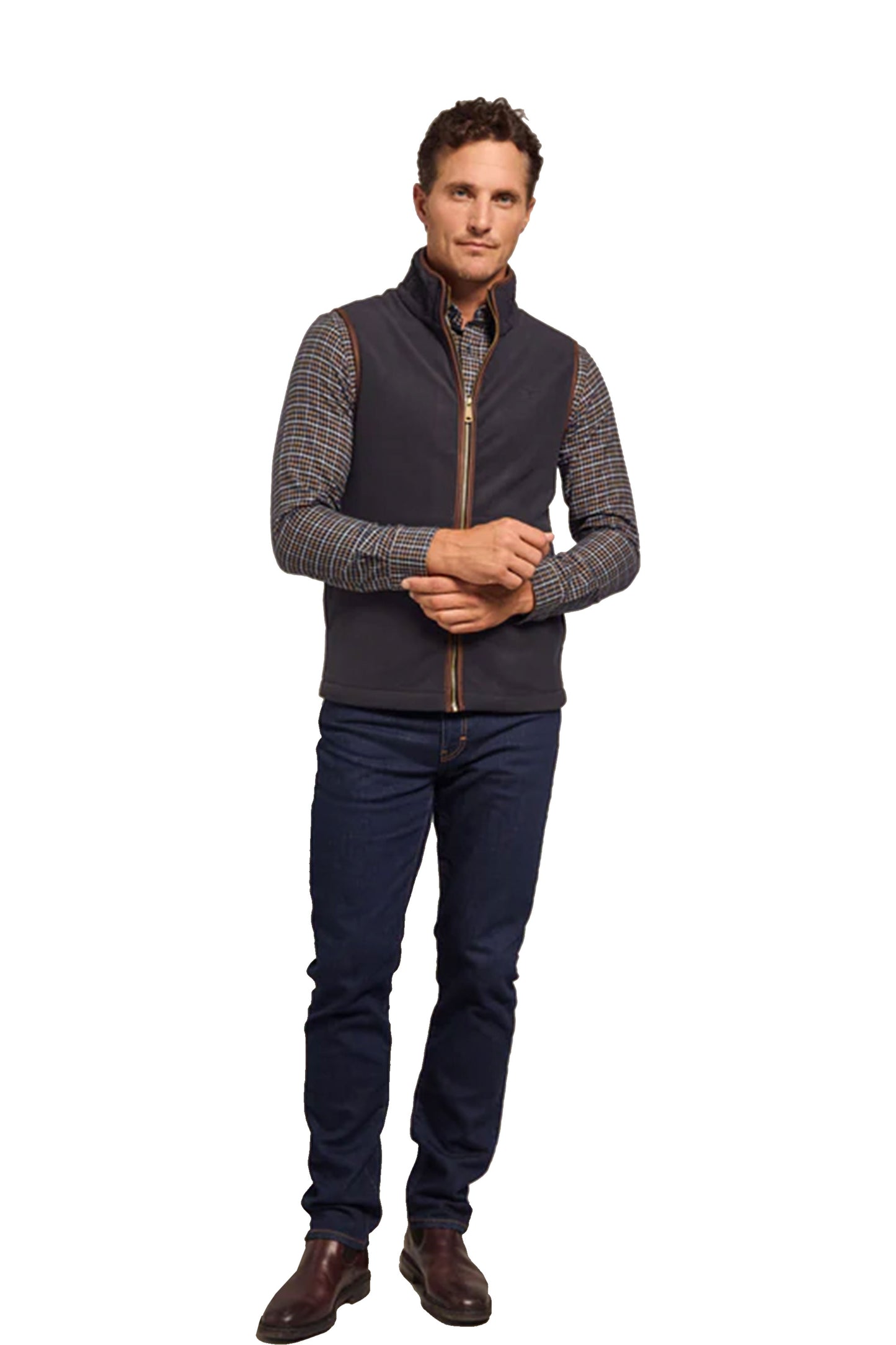 HOLLAND COOPER COUNTRY FLEECE GILET INK NAVY