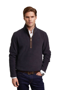 HOLLAND COOPER COUNTRY FLEECE HALF ZIP INK NAVY Holland Cooper