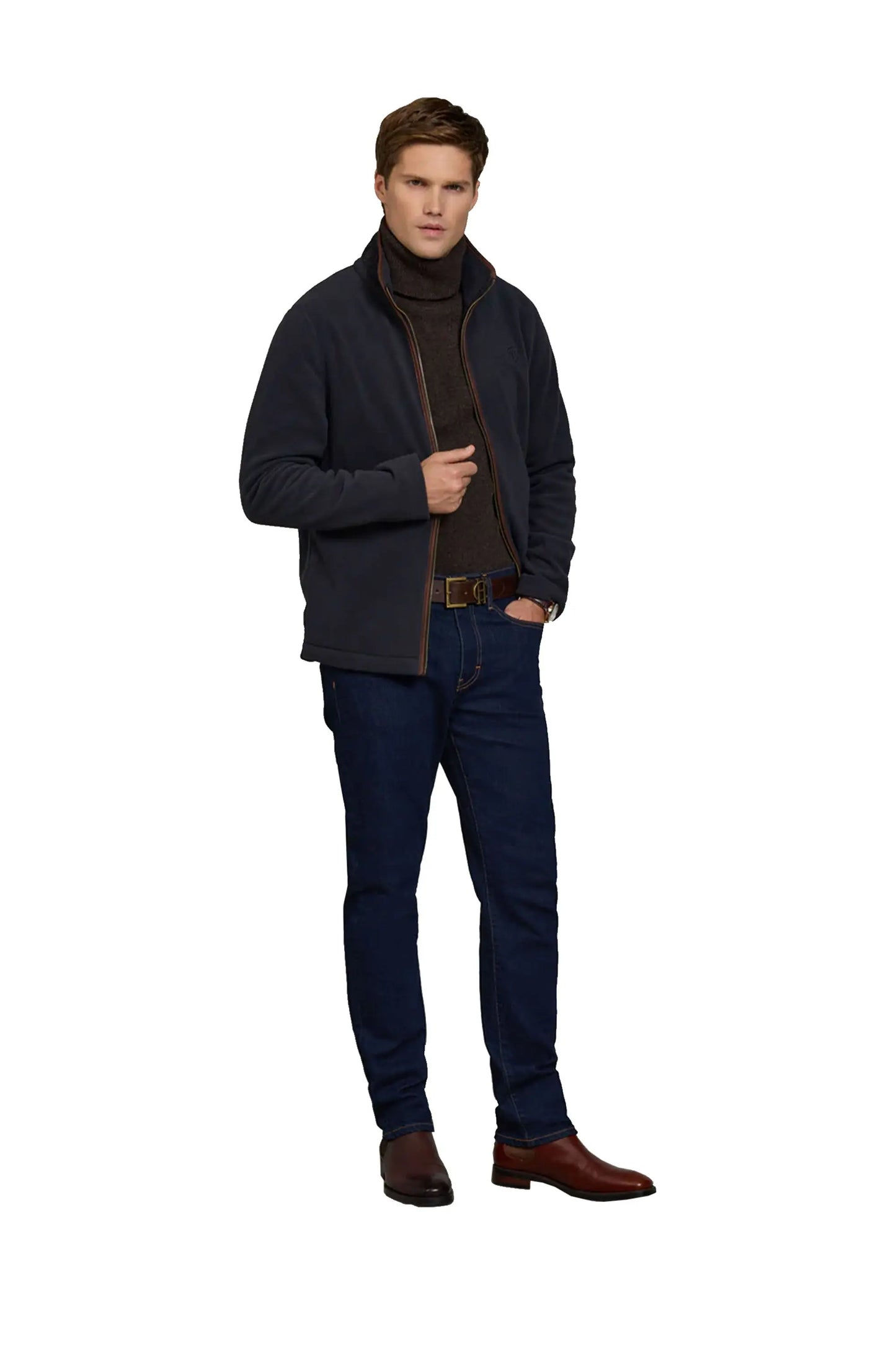 HOLLAND COOPER COUNTRY FLEECE JACKET INK NAVY Holland Cooper