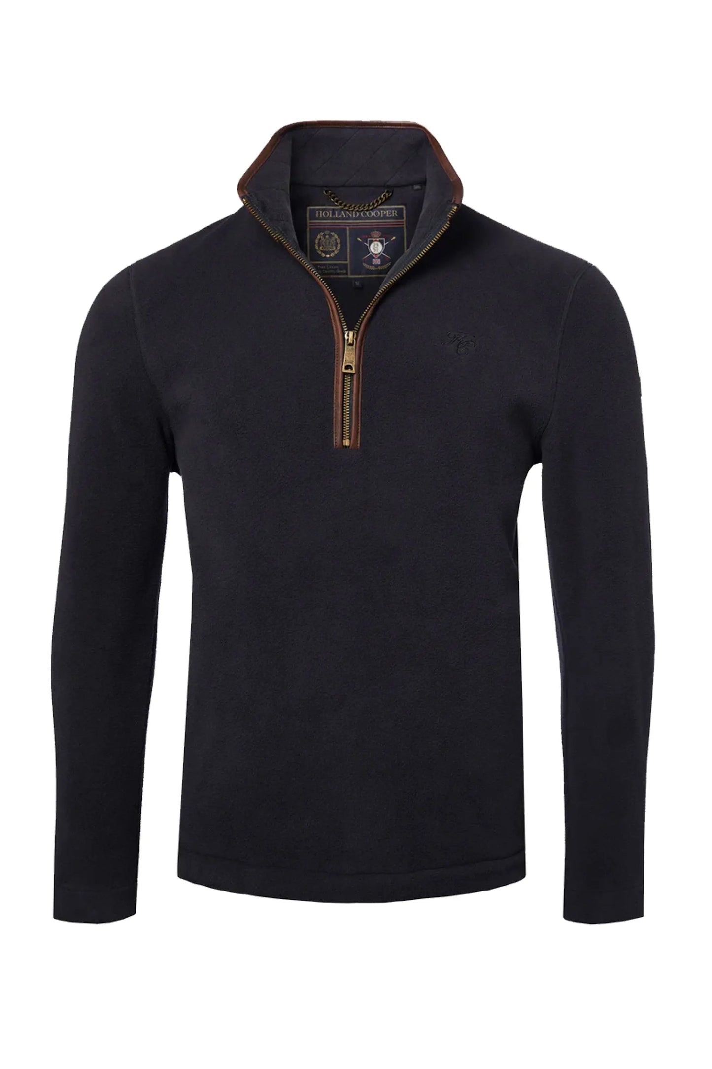 HOLLAND COOPER COUNTRY FLEECE HALF ZIP INK NAVY Holland Cooper
