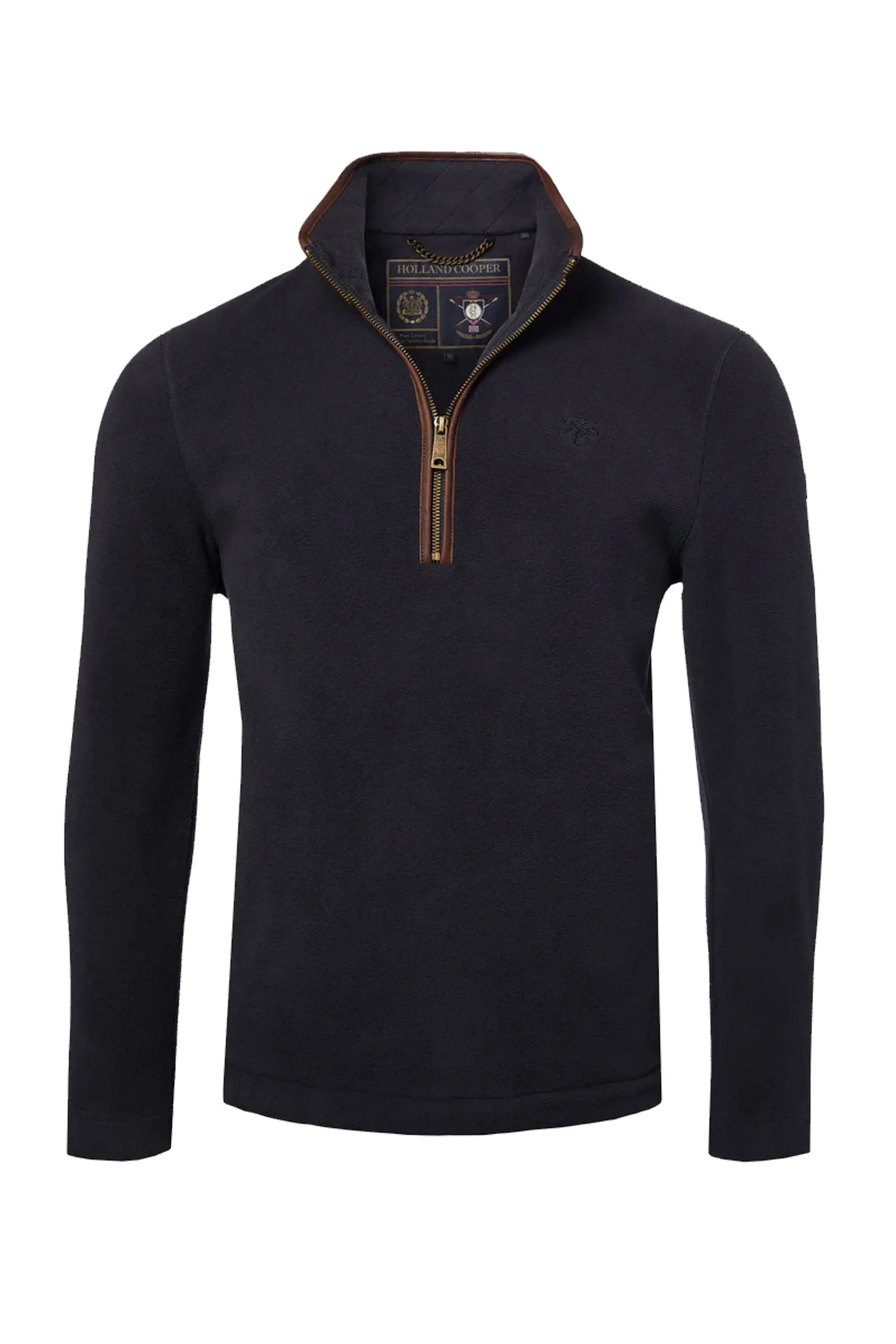 HOLLAND COOPER COUNTRY FLEECE HALF ZIP INK NAVY Holland Cooper