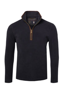 HOLLAND COOPER COUNTRY FLEECE HALF ZIP INK NAVY Holland Cooper