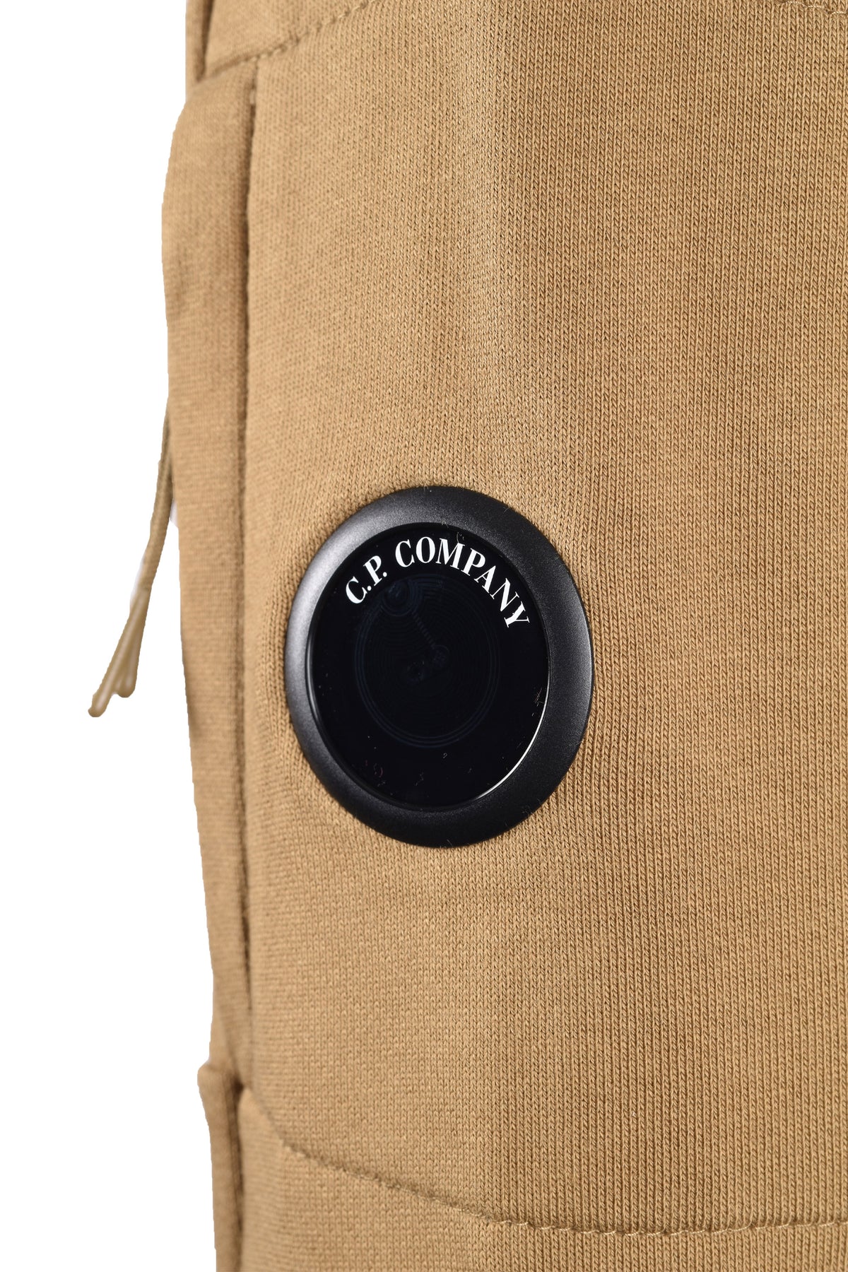 CP COMPANY DIAGONAL RAISED HALF ZIP SWEATSHIRT ERMINE