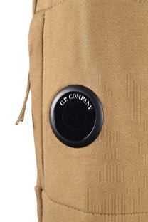 CP COMPANY DIAGONAL RAISED HALF ZIP SWEATSHIRT ERMINE