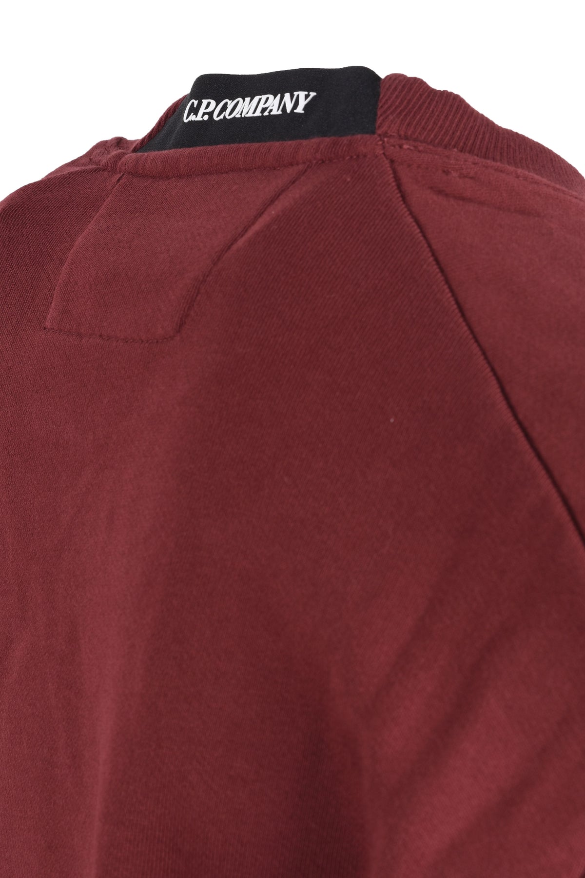 CP COMPANY DIAGONAL RAISED SWEATSHIRT ANDORRA RED