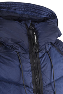 CP COMPANY DOWN QUILTED JACKET PEACOAT