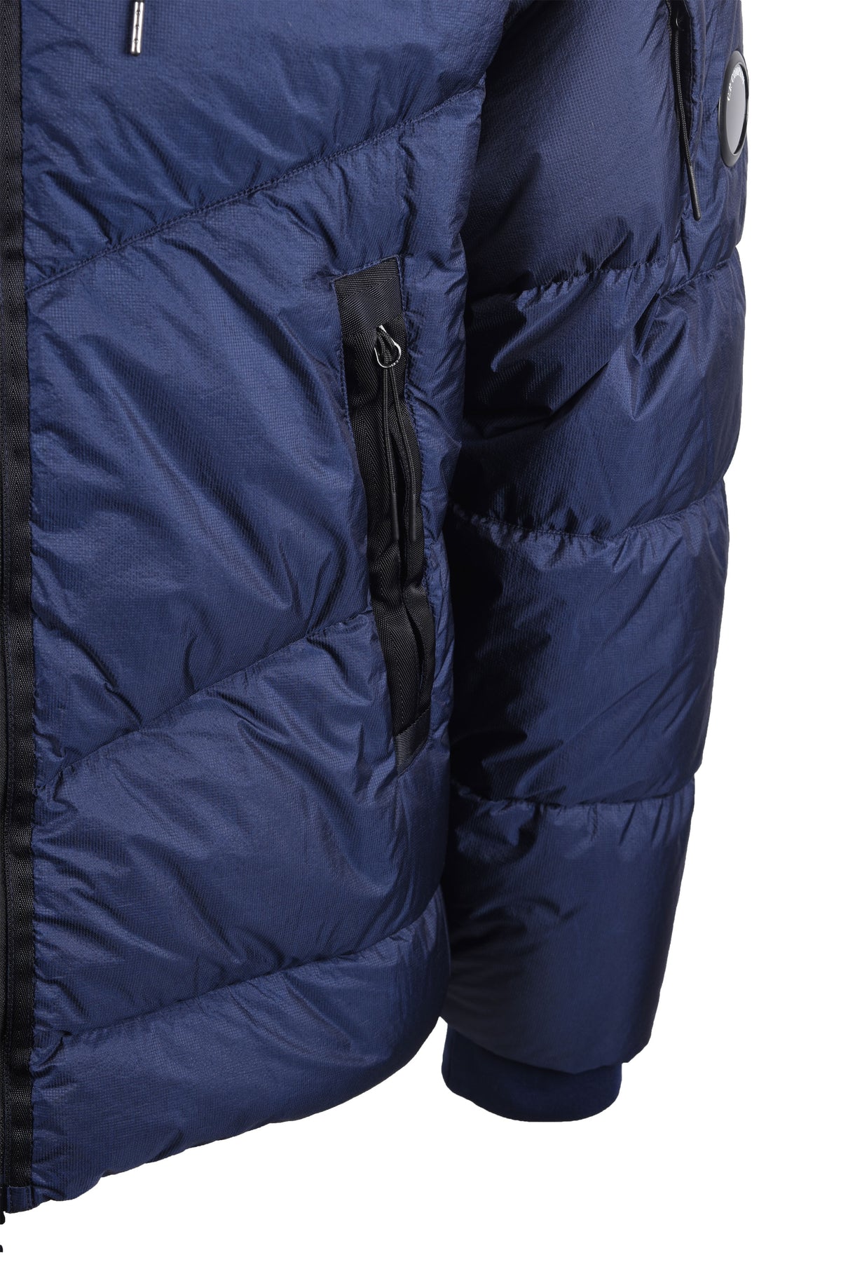 CP COMPANY DOWN QUILTED JACKET PEACOAT
