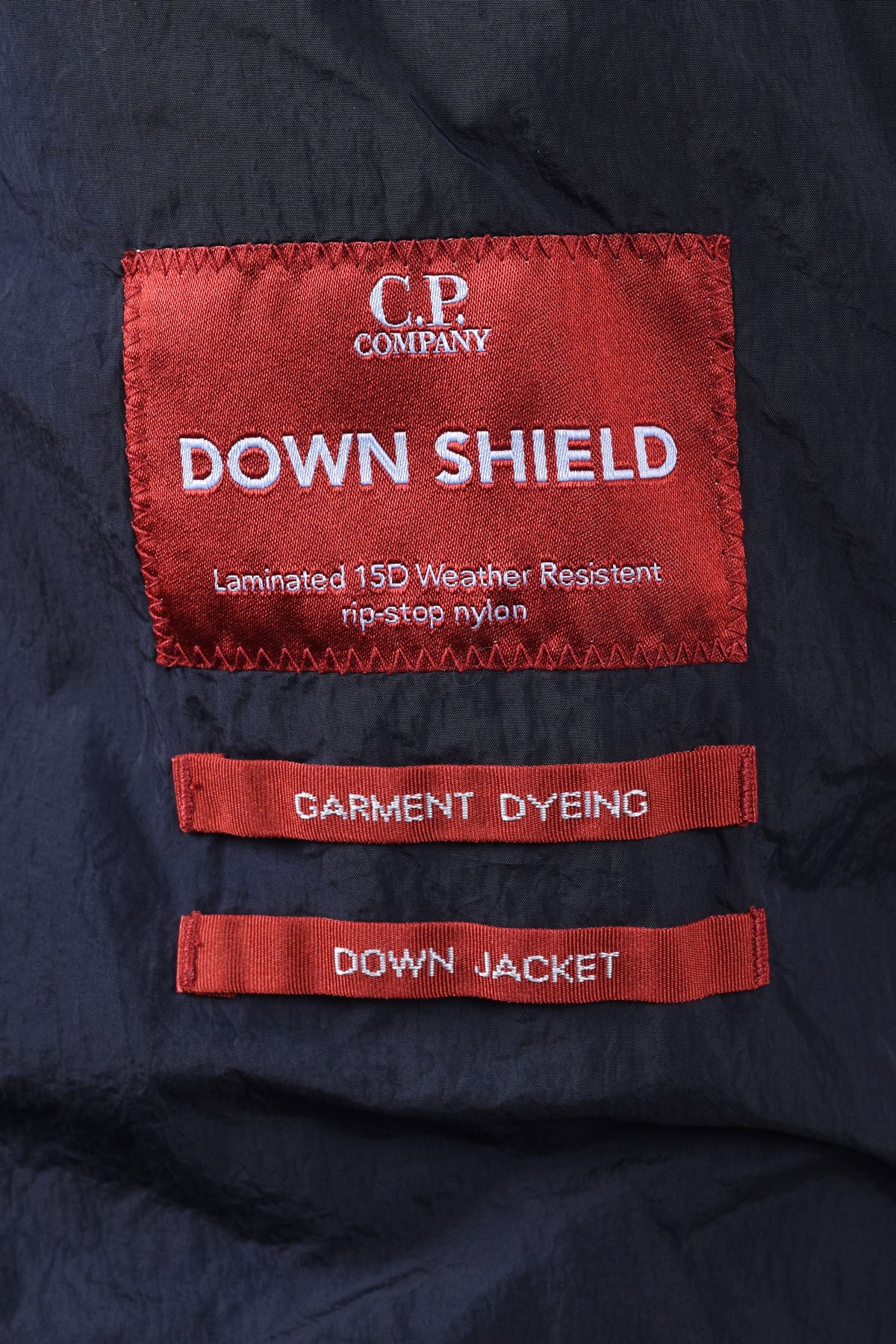CP COMPANY DOWN QUILTED JACKET PEACOAT
