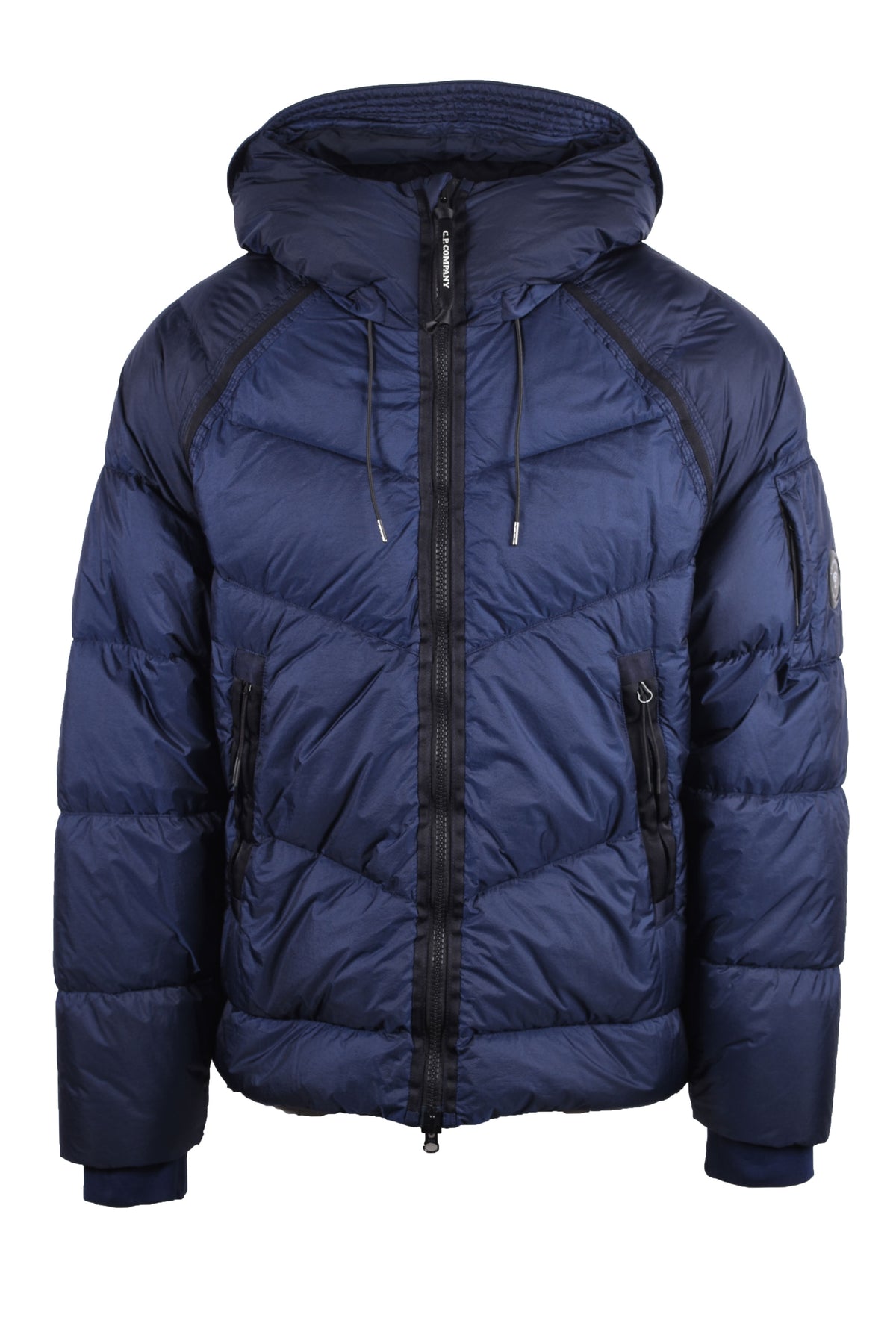 CP COMPANY DOWN QUILTED JACKET PEACOAT