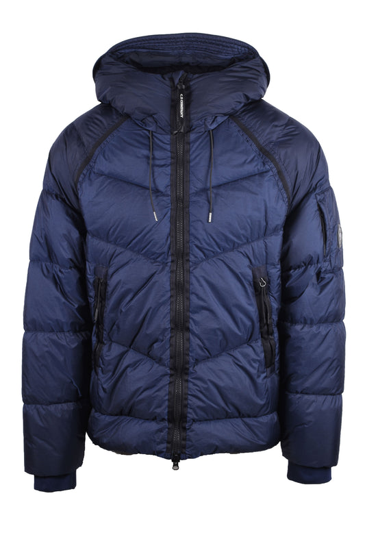 CP COMPANY DOWN QUILTED JACKET PEACOAT