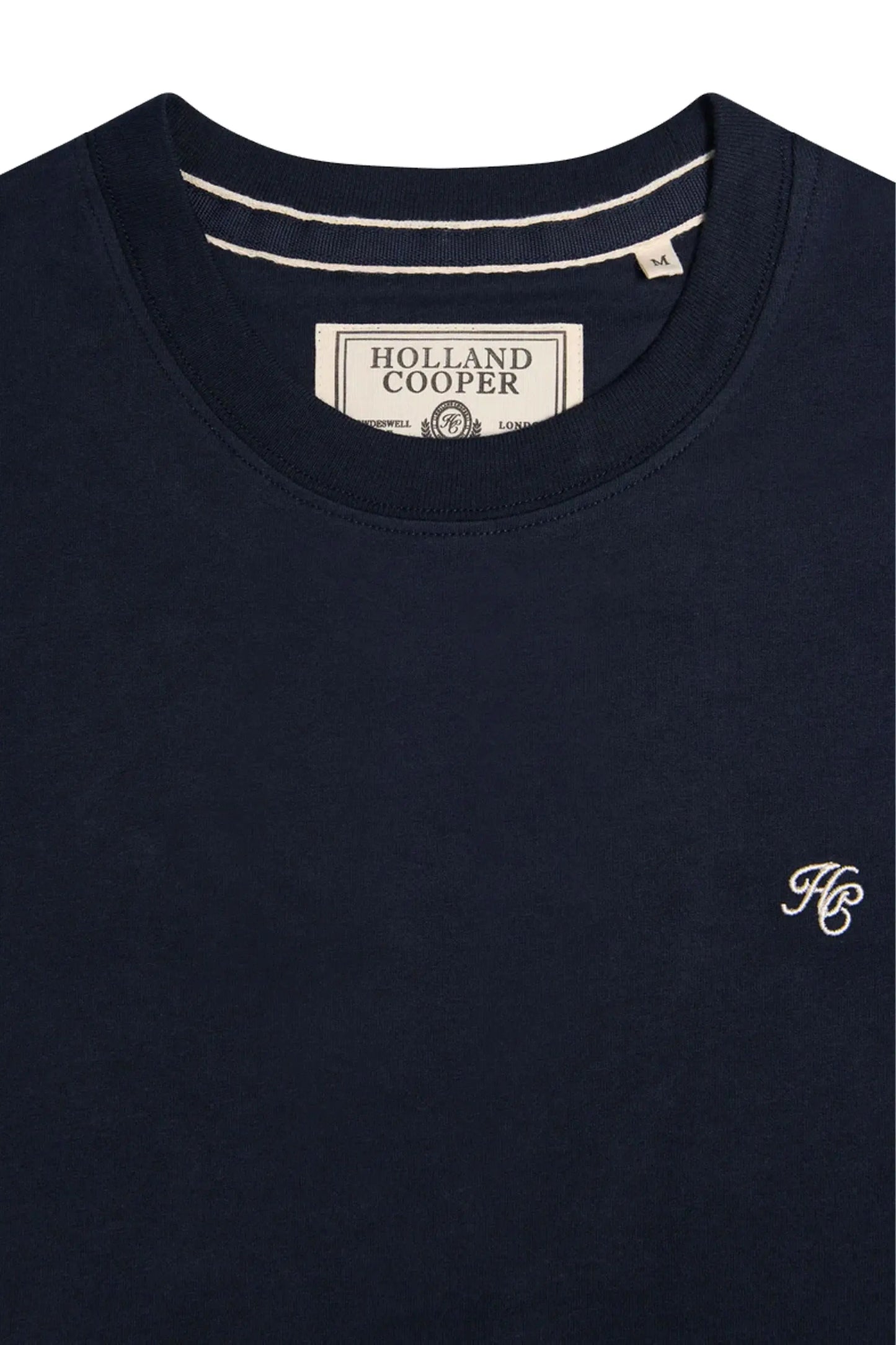 HOLLAND COOPER CREW NECK T-SHIRT INK NAVY Holland Cooper