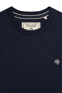 HOLLAND COOPER CREW NECK T-SHIRT INK NAVY Holland Cooper