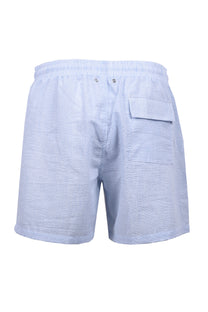 CHARLES TIMMINS SEERSUCKER SWIM SHORTS LIGHT BLUE Charles Timmins