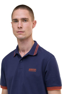 BARBOUR CALIBRATED POLO PIGMENT NAVY Barbour International