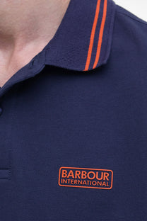 BARBOUR CALIBRATED POLO PIGMENT NAVY Barbour International