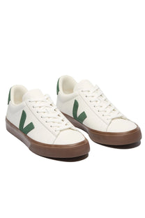 Veja Campo Leather Trainer White/Cyprus/Bark Veja
