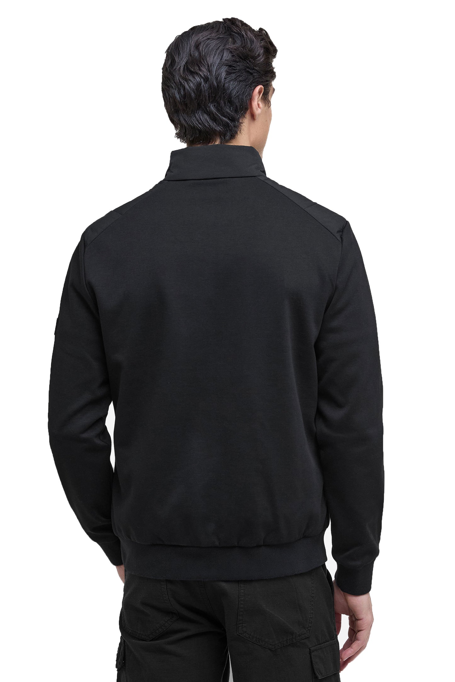 BARBOUR INTERNATIONAL COLLINS QUILTED JACKET BLACK