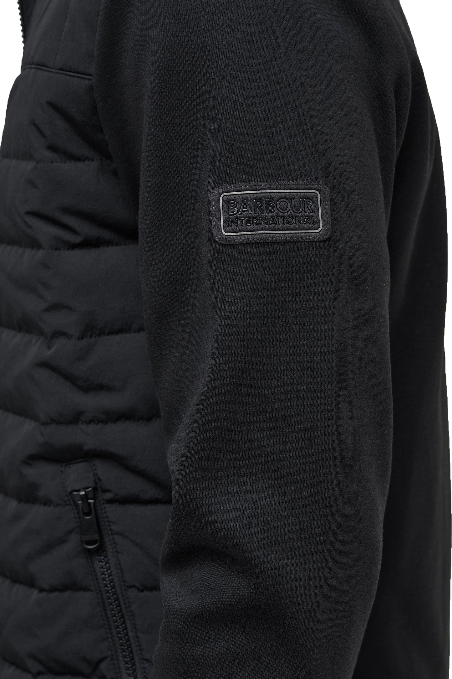 BARBOUR INTERNATIONAL COLLINS QUILTED JACKET BLACK