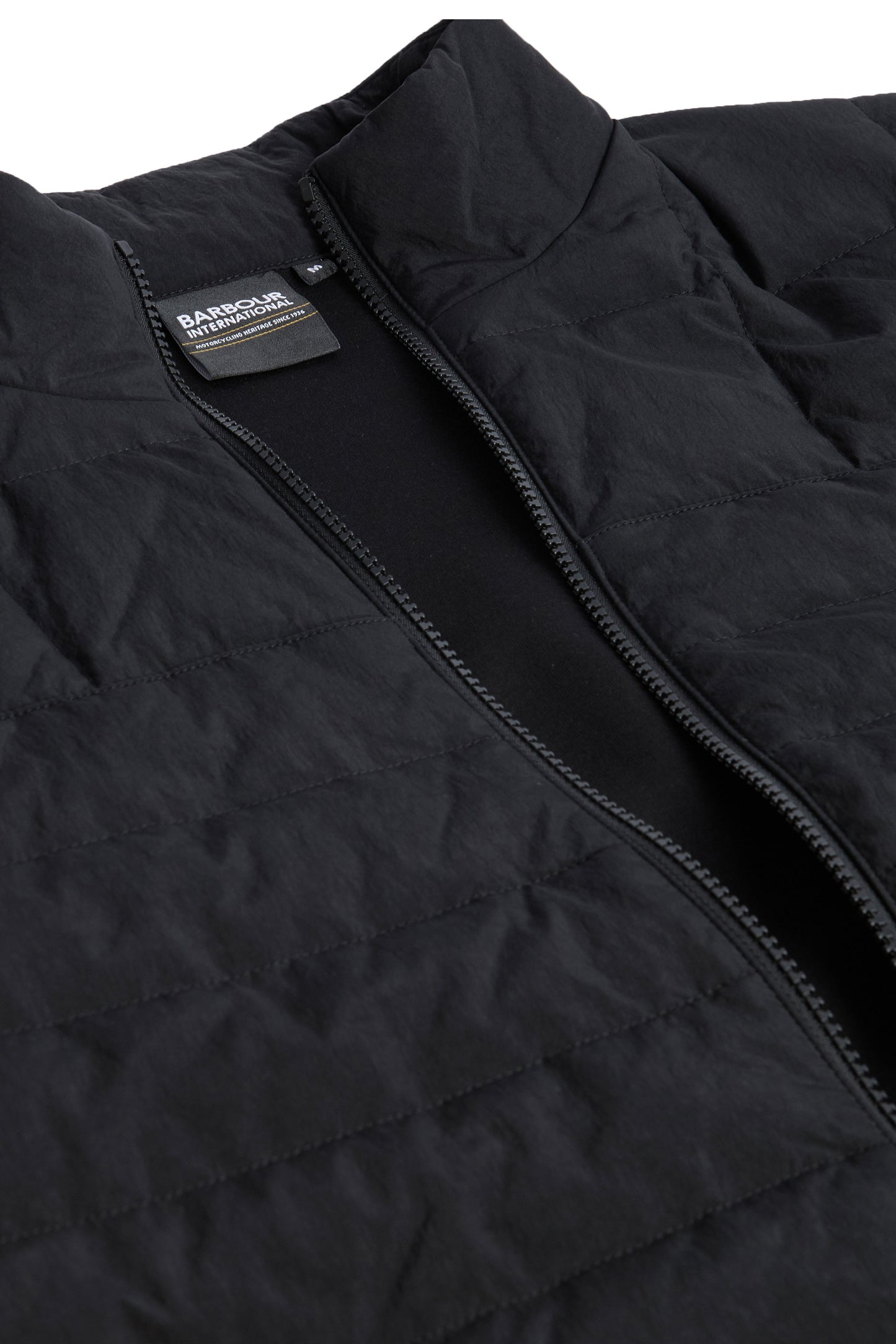 BARBOUR INTERNATIONAL COLLINS QUILTED JACKET BLACK