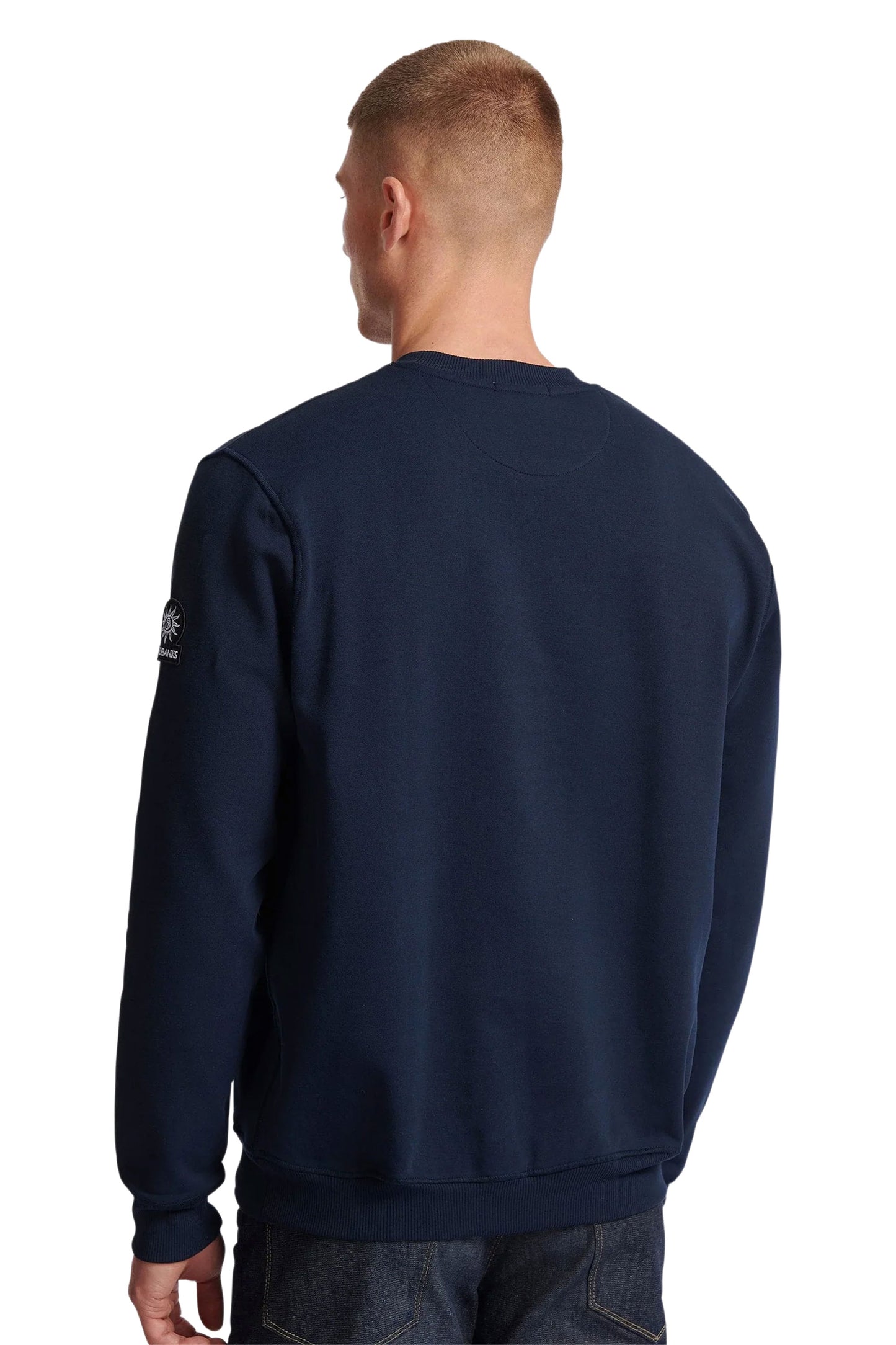 SANDBANKS BADGE LOGO SWEATSHIRT NAVY