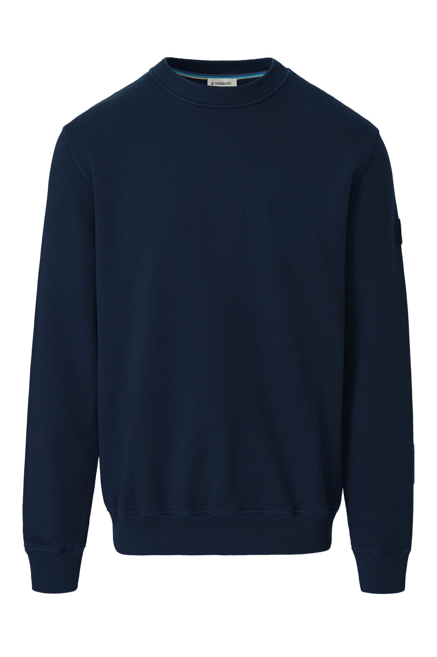 SANDBANKS BADGE LOGO SWEATSHIRT NAVY