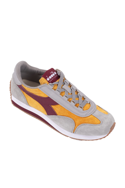 Diadora Heritage Equipe 75 SW Trainer Yellow Freesia