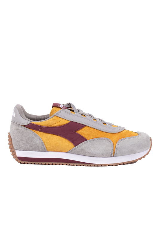 Diadora Heritage Equipe 75 SW Trainer Yellow Freesia