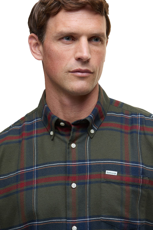 BARBOUR DOGWOOD SHIRT OLIVE