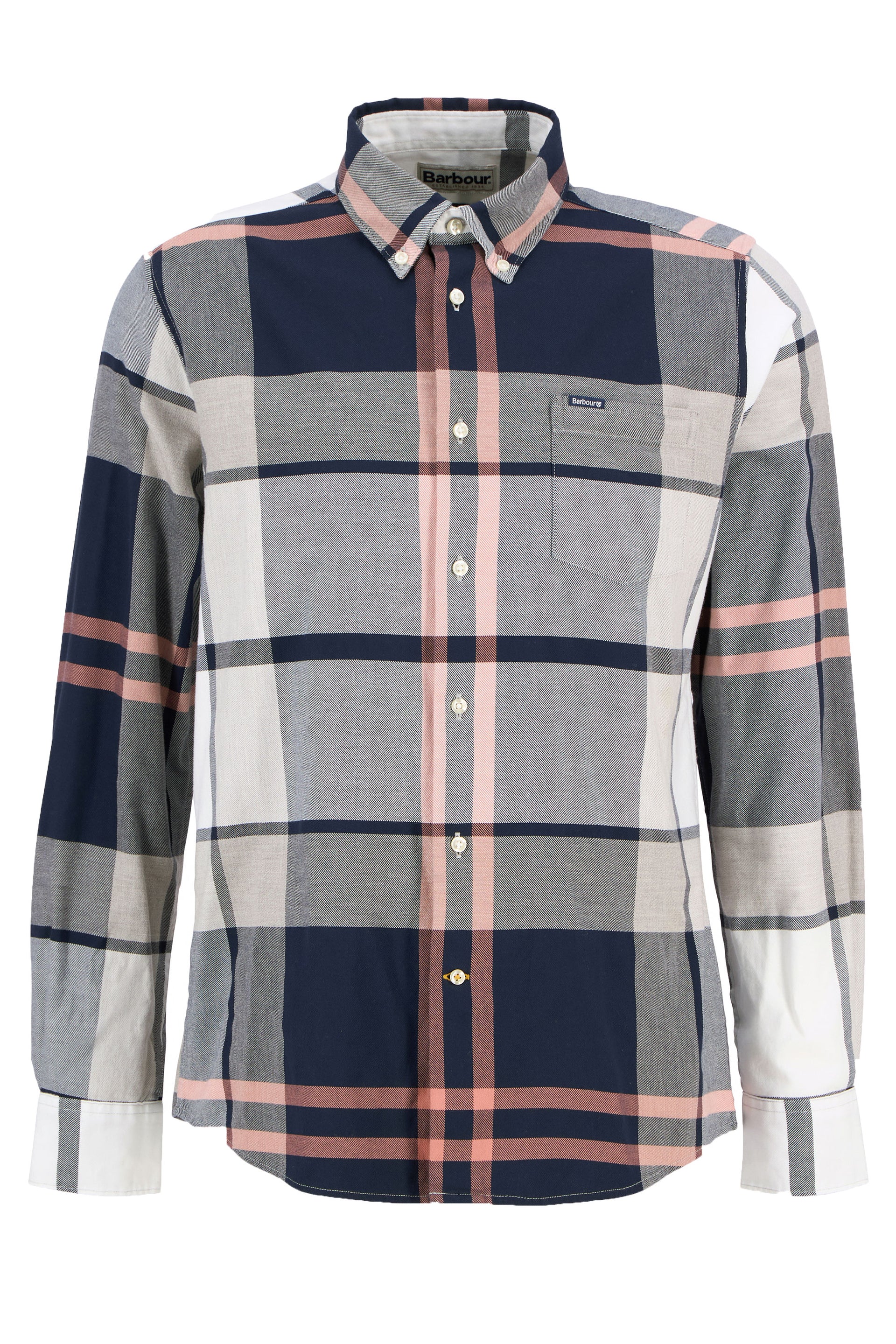 Designer Clothing Barbour Dunoon Shirt Grey Barbour Dunoon Shirt