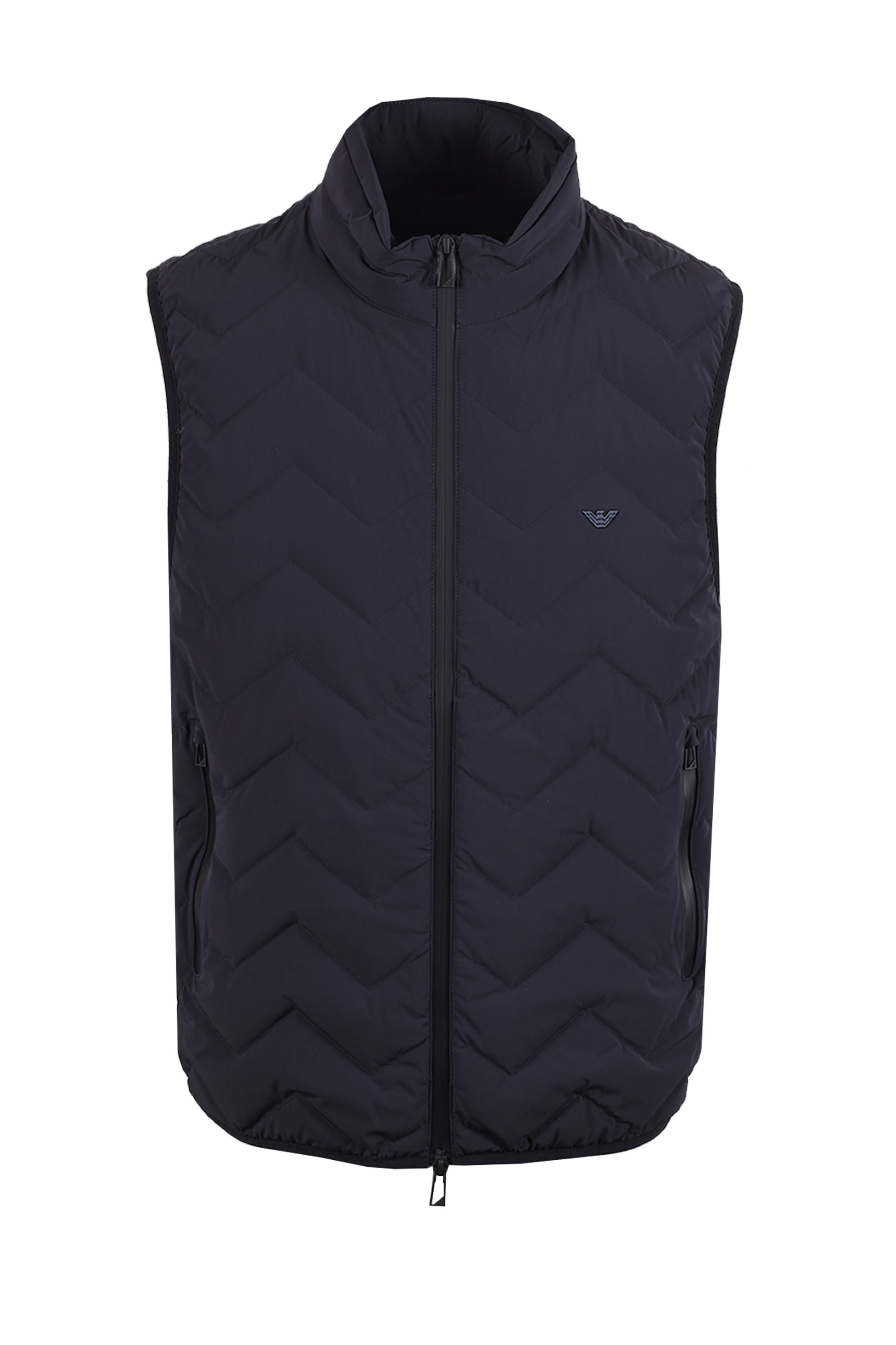 EMPORIO ARMANI DOWN GILET NAVY Emporio Armani Michael Stewart Menswear  Jackets