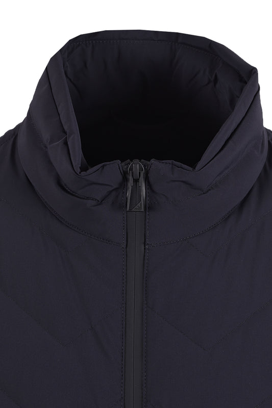 EMPORIO ARMANI DOWN GILET NAVY Emporio Armani Michael Stewart Menswear  Jackets
