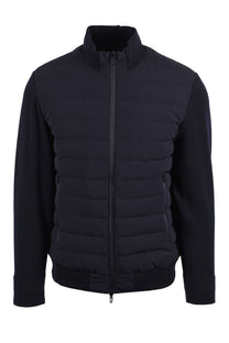 EMPORIO ARMANI DOWN MIX MEDIA JACKET NAVY Emporio Armani Michael Stewart Menswear  Jackets
