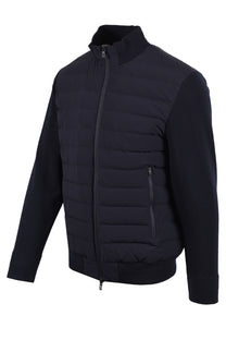 EMPORIO ARMANI DOWN MIX MEDIA JACKET NAVY Emporio Armani Michael Stewart Menswear  Jackets
