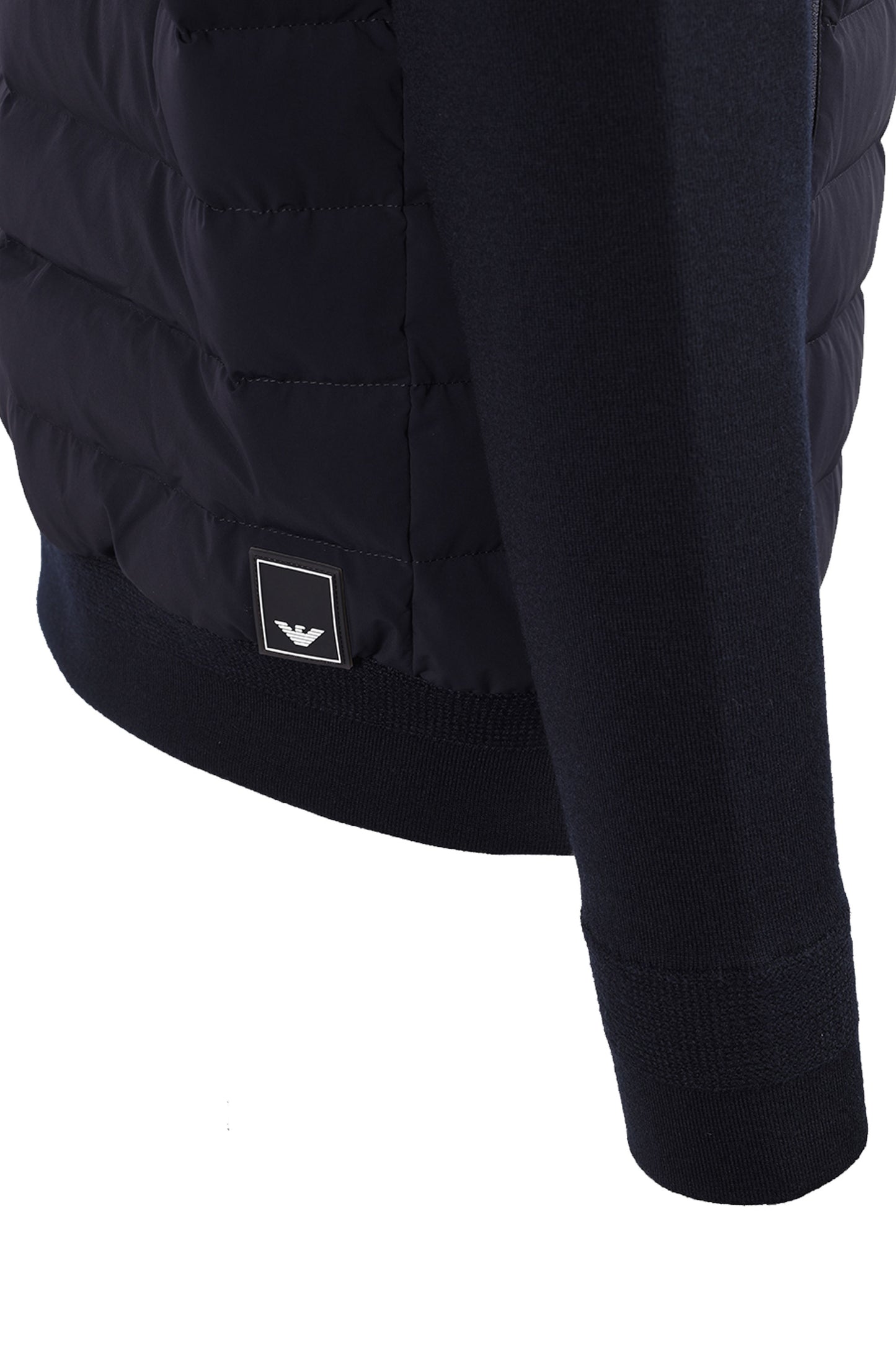 EMPORIO ARMANI DOWN MIX MEDIA JACKET NAVY Emporio Armani Michael Stewart Menswear  Jackets