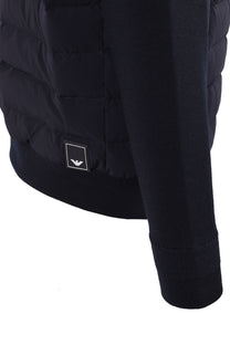 EMPORIO ARMANI DOWN MIX MEDIA JACKET NAVY Emporio Armani Michael Stewart Menswear  Jackets