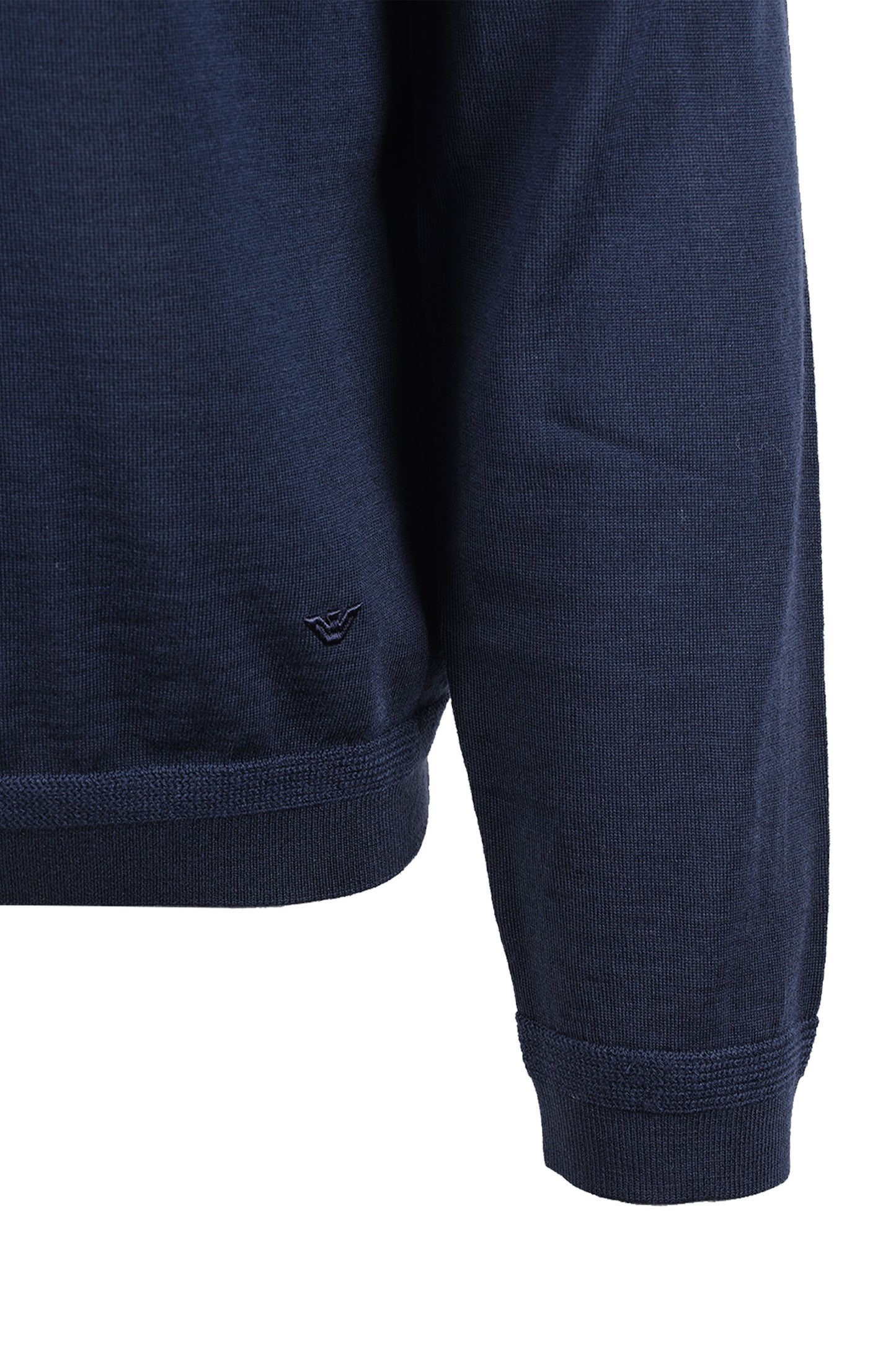 EMPORIO ARMANI ESSENTIAL POLO SWEATSHIRT PERSIAN BLUE Emporio Armani Michael Stewart Menswear  Sweatshirts & Hoodies