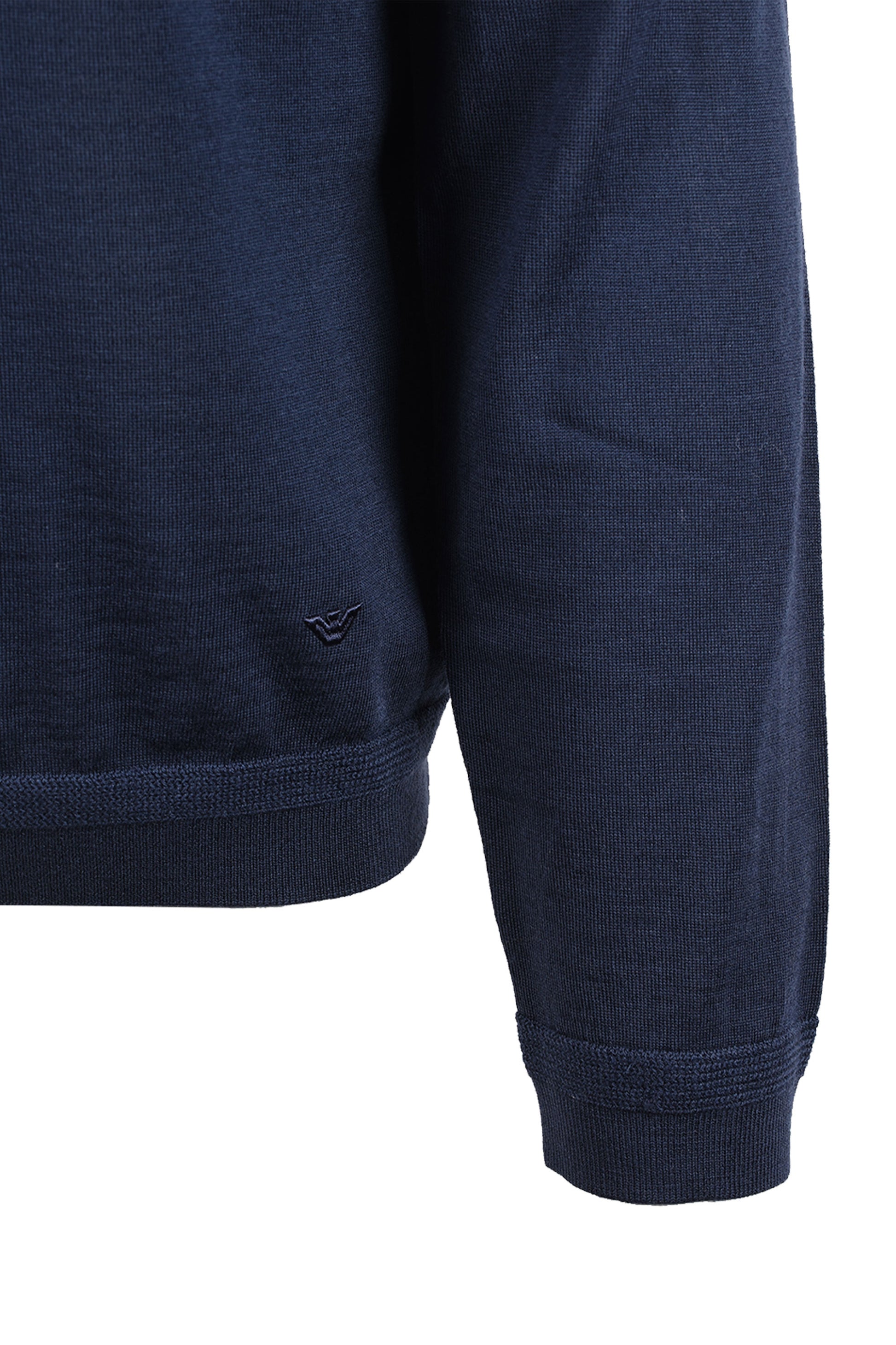 EMPORIO ARMANI ESSENTIAL POLO SWEATSHIRT PERSIAN BLUE Emporio Armani Michael Stewart Menswear  Sweatshirts & Hoodies