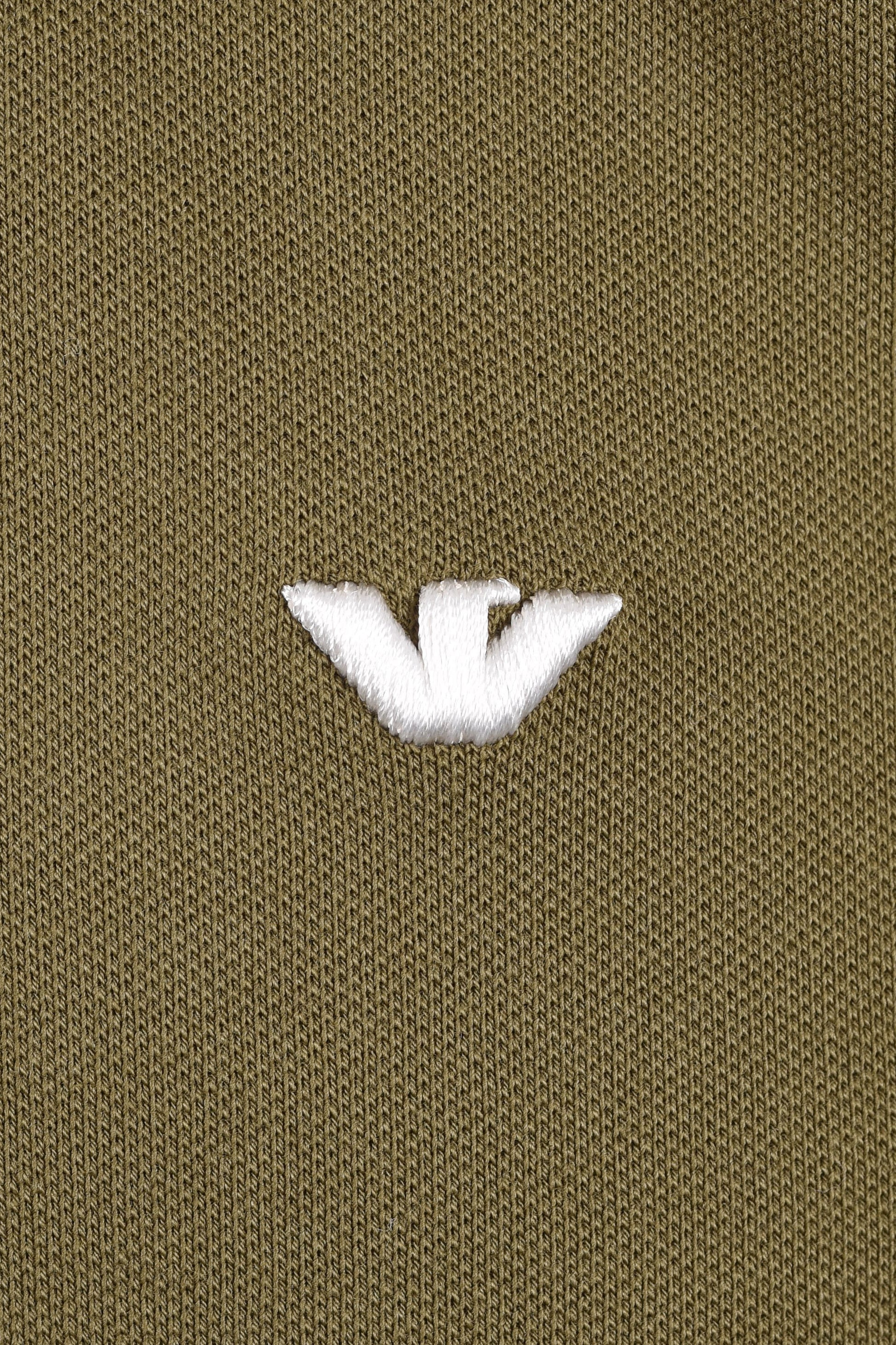 EMPORIO ARMANI ESSENTIAL TIPPED POLO GREEN Emporio Armani Michael Stewart Menswear  Polo Shirts