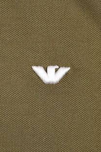 EMPORIO ARMANI ESSENTIAL TIPPED POLO GREEN Emporio Armani Michael Stewart Menswear  Polo Shirts