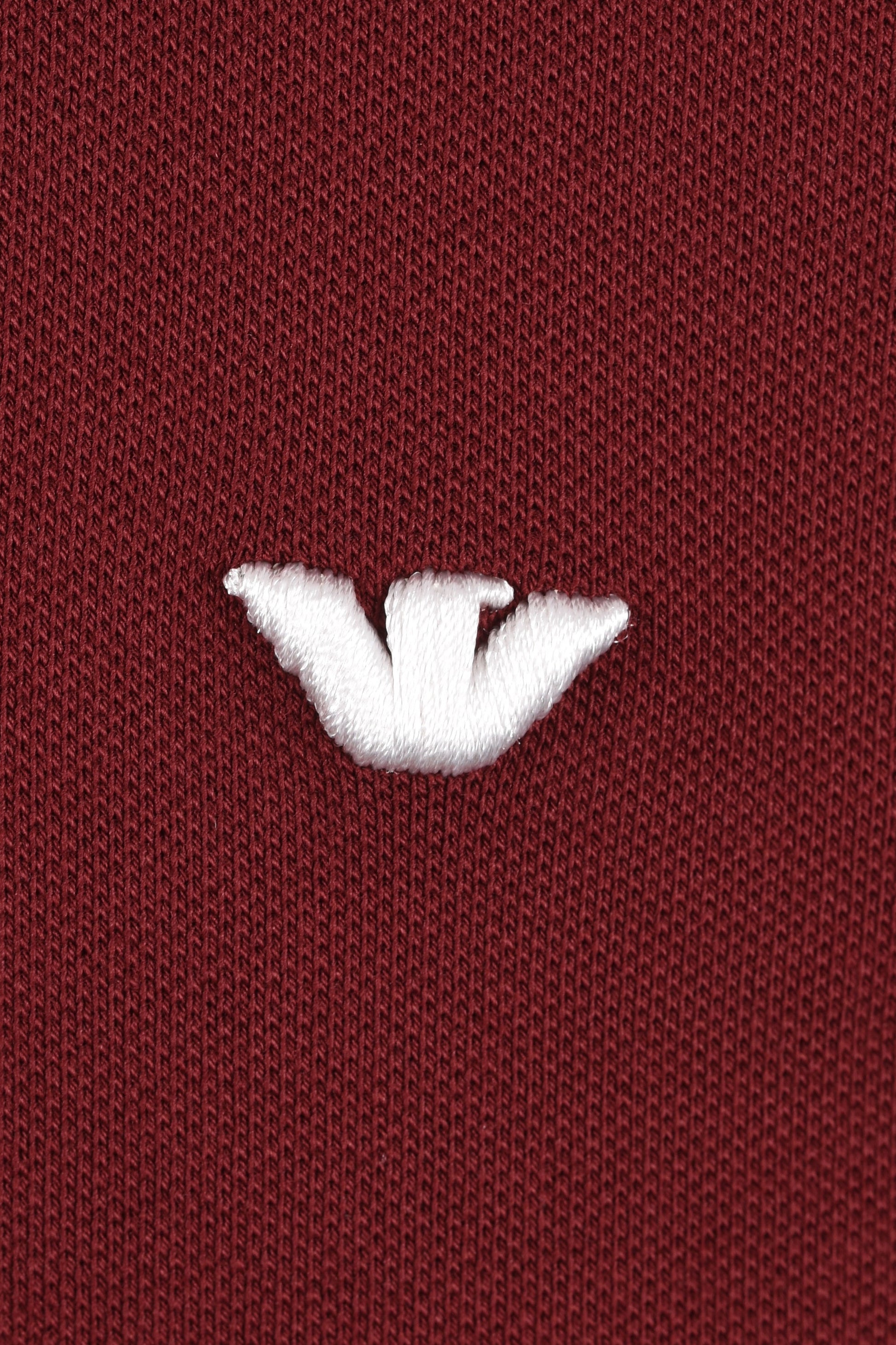 EMPORIO ARMANI ESSENTIAL TIPPED POLO OXBLOOD Emporio Armani Michael Stewart Menswear  Polo Shirts